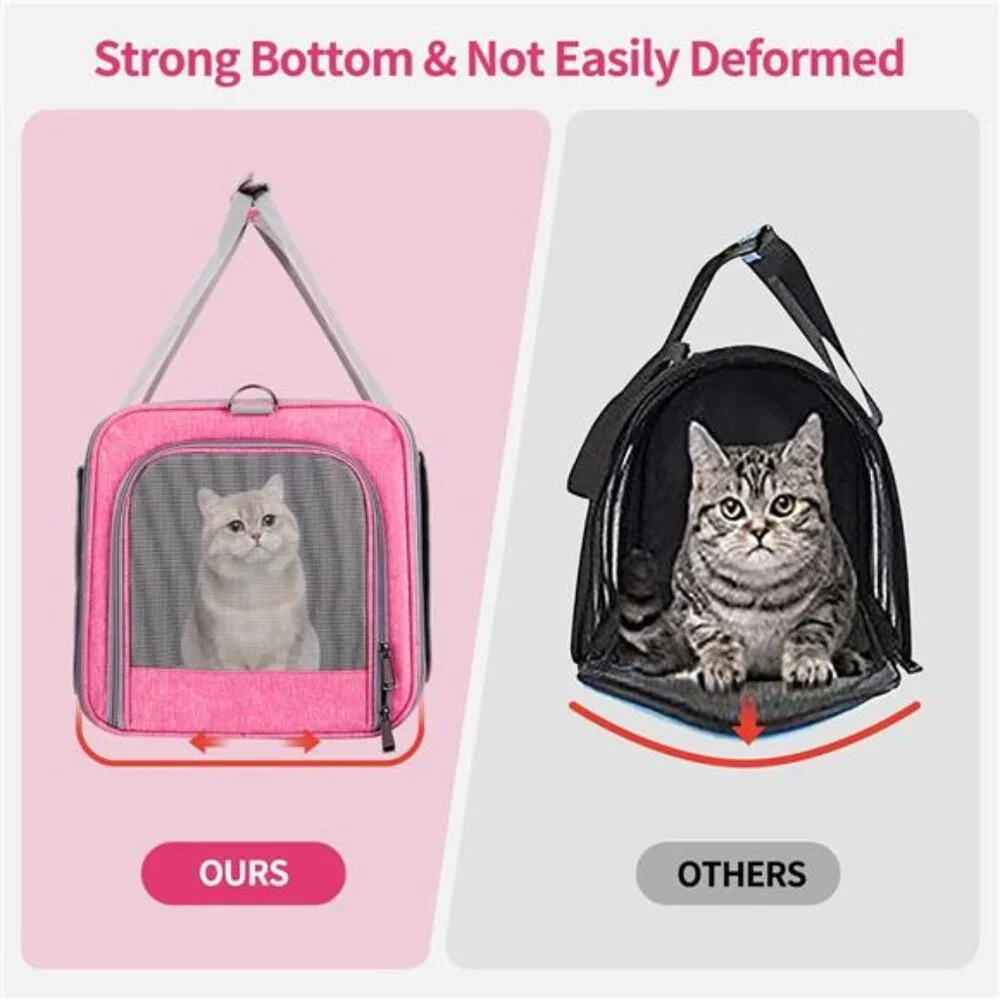 Cat Carrier Airline Approved, Pet Carriers for Cats with Water - Picture 3 of 7